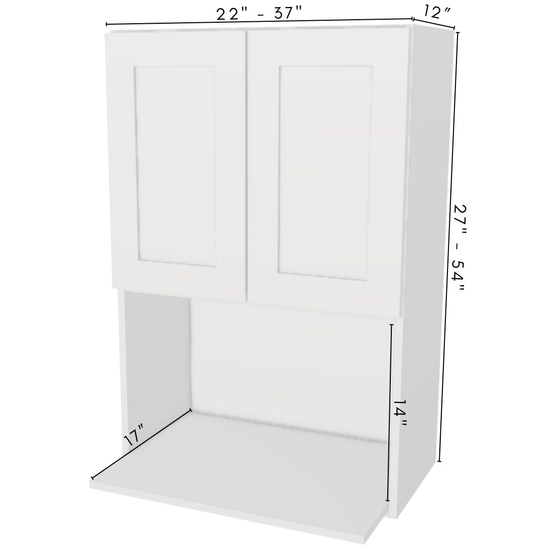 Wall Cabinet, Pair Doors, Microwave - Image 2