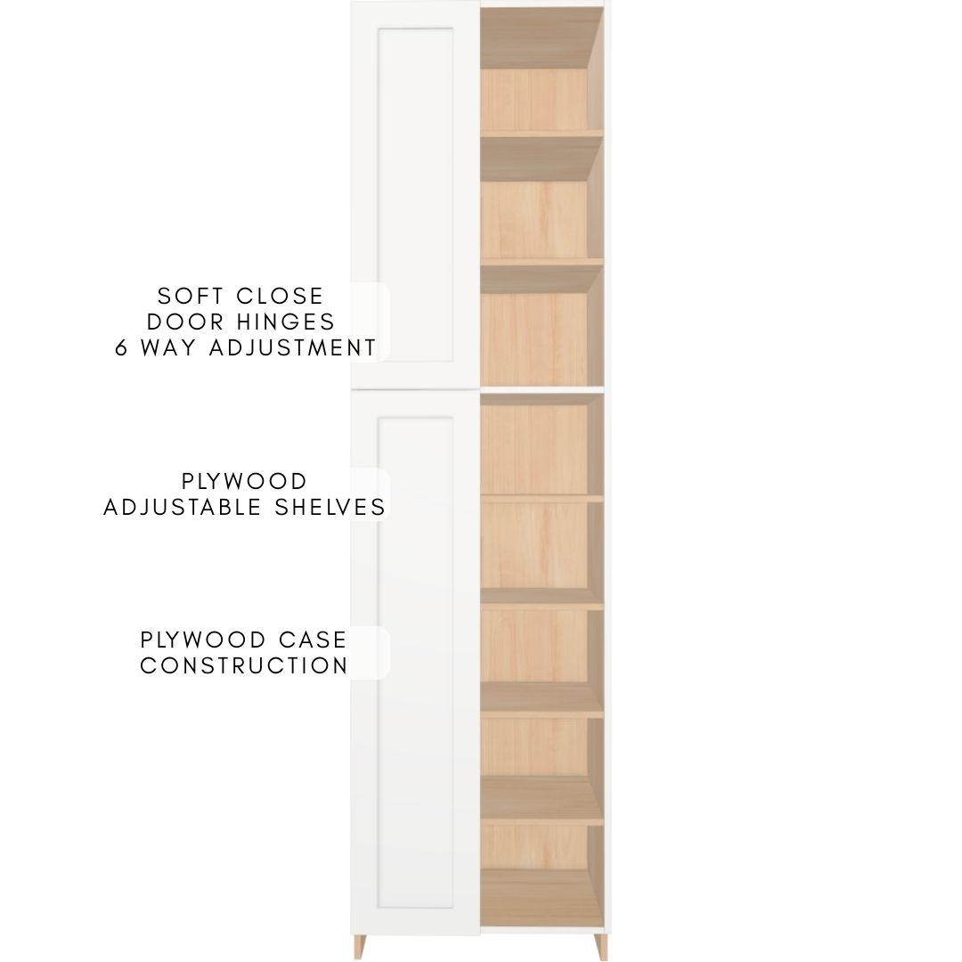 Tower Cabinet, 2 Pair Door Sections - Image 3